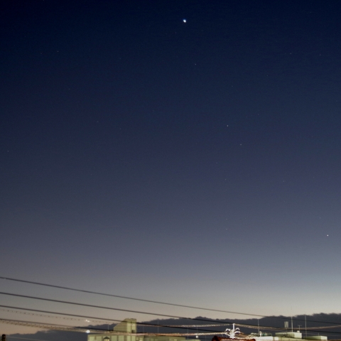 木星、土星、水星、フォーマルハウト