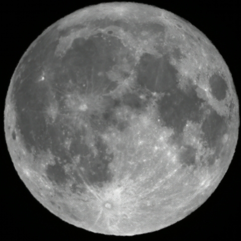 6/14の月（月齢15）