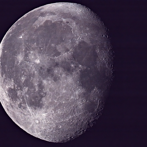 6/18の月（月齢19）