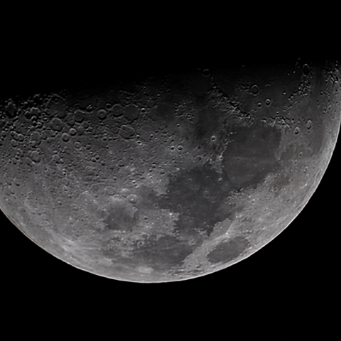 7/7の月（月齢８）