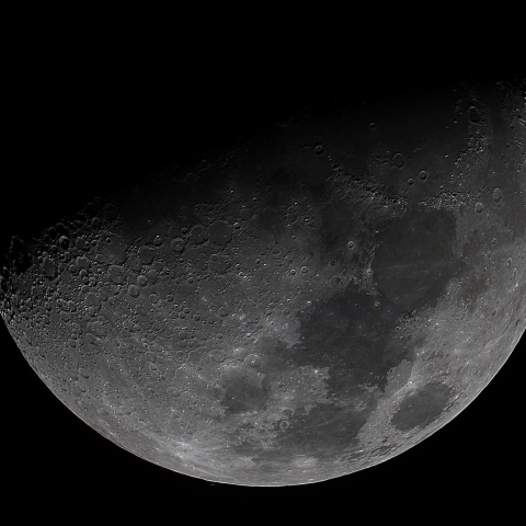 8/6の月（月齢8）