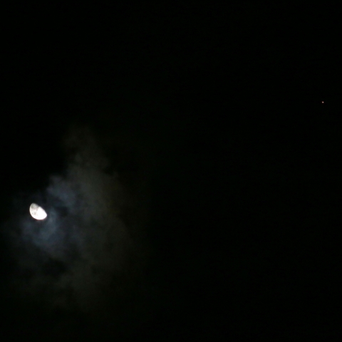 10/16の月と火星の接近