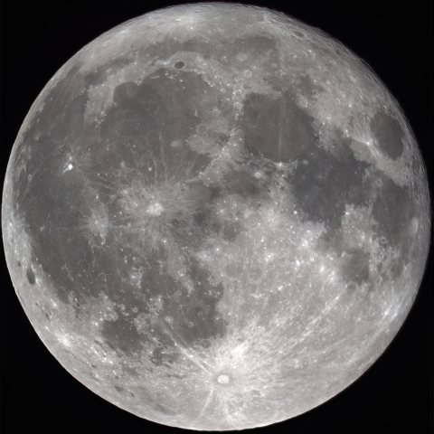 6/4の月（月齢16）