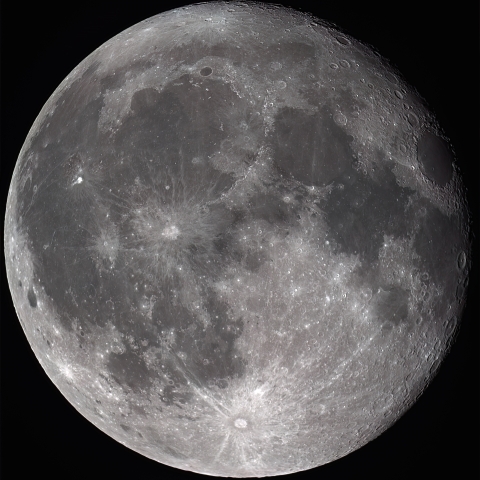 6/5の月（月齢17）