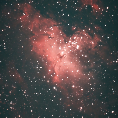 6/18のM16（わし星雲）