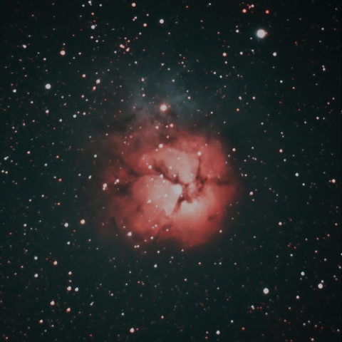 6/17のM20（三裂星雲）