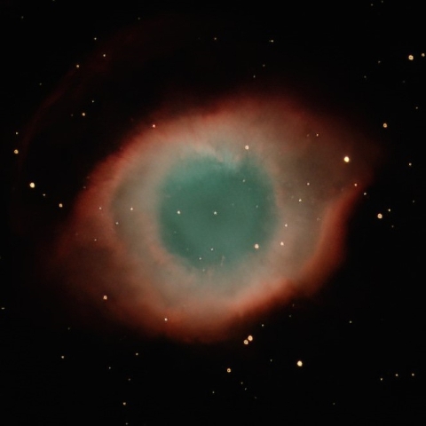 7/26のNGC7293の拡大