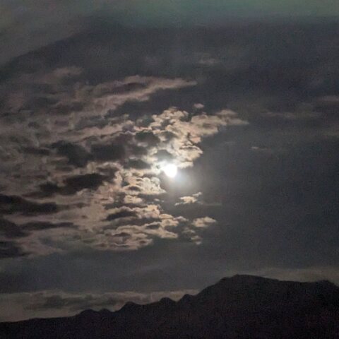 中秋の名月 from 上越新幹線 Part 2