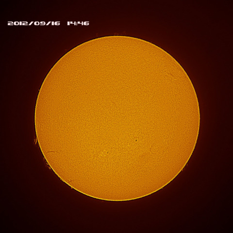 2012.9.16の太陽
