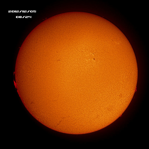2012.12.05の太陽