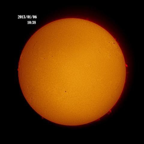 2013.01.06の太陽