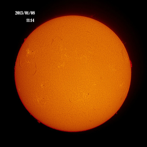 2013.01.08の太陽