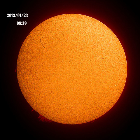 2013.01.23の太陽