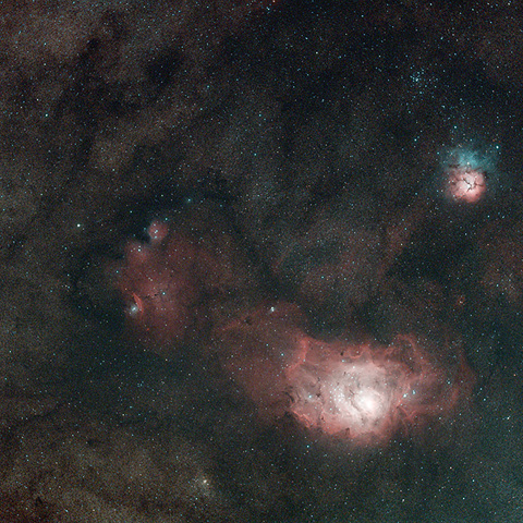 猫の手星雲　M8～M20