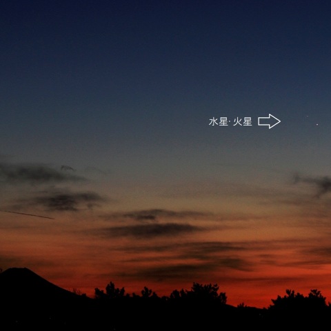 水星・火星大接近