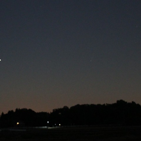 水星とアイソン彗星
