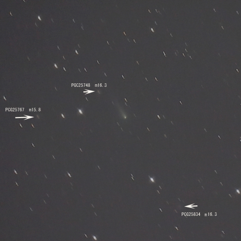 アイソン彗星近くの星雲