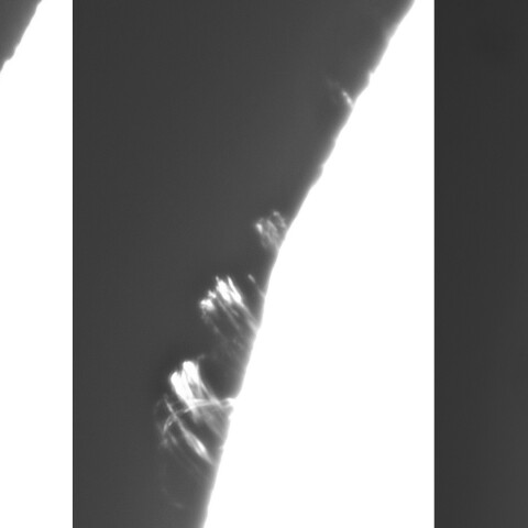 10月27日の太陽①（ポストフレアループⅪ）