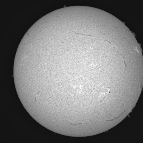 11月9日の太陽①（前正面）