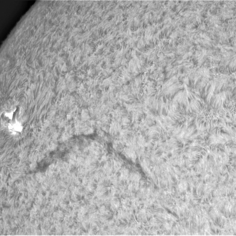 12月6日の太陽②（3513　M2.1フレア）