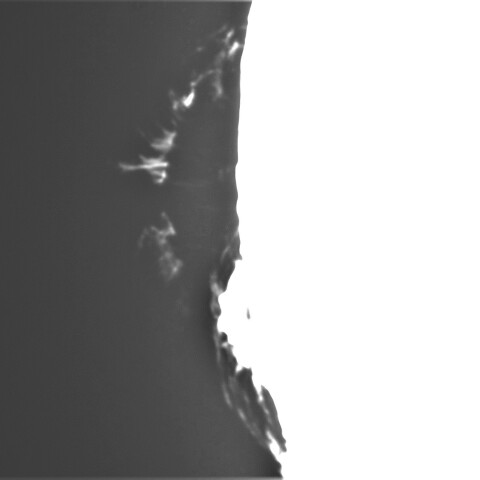 1月12日の太陽①（プロミネンス）