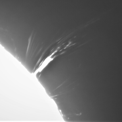 1月30日の太陽①（3559　噴出現象）