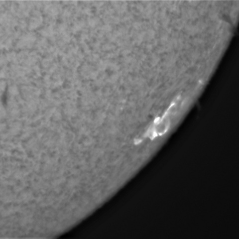 2月7日の太陽④（3575　M5.1フレア）