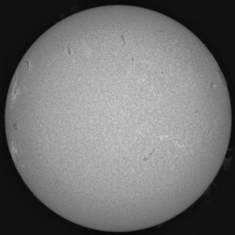 3月18日の太陽①（前正面）