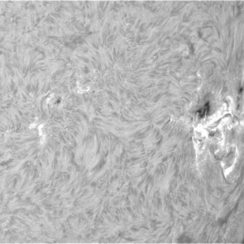 3月29日の太陽①（3615の小規模噴出）