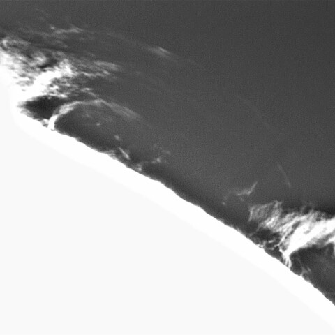 4月8日の太陽①（プロミネンス南西縁 ９０度左回転）