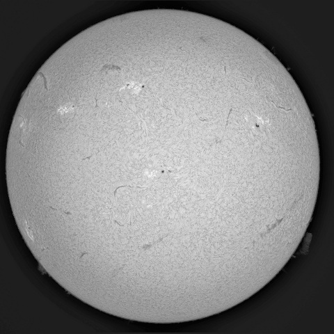 4月12日の太陽①（前正面）