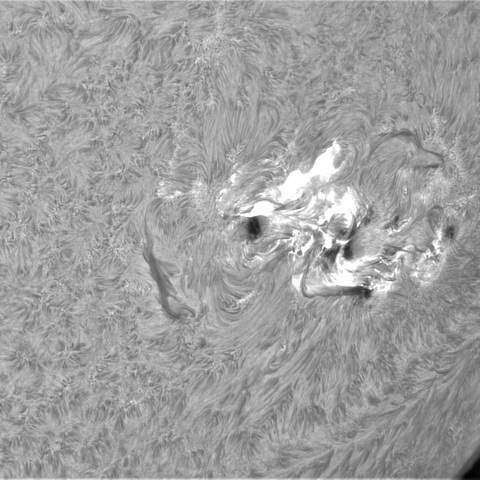 5月11日の太陽②（3664　X5.8フレア）　