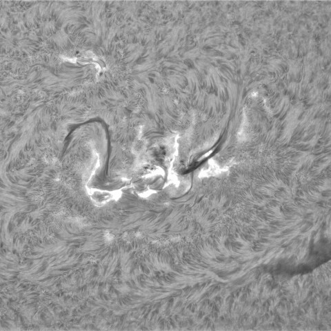 6月4の太陽②（3697　M2.4フレア）　