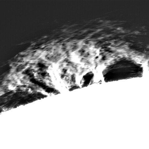 6月14の太陽②（プロミネンス南東縁）