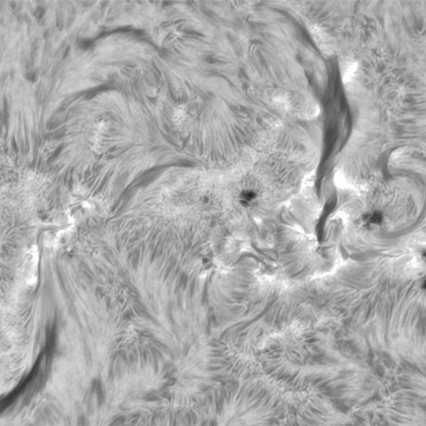 7月26日の太陽③（3762 フィラメント噴出）