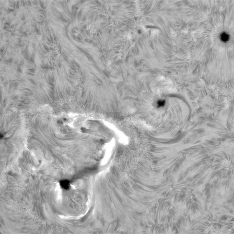 7月27の太陽①（3766M4.2フレア）