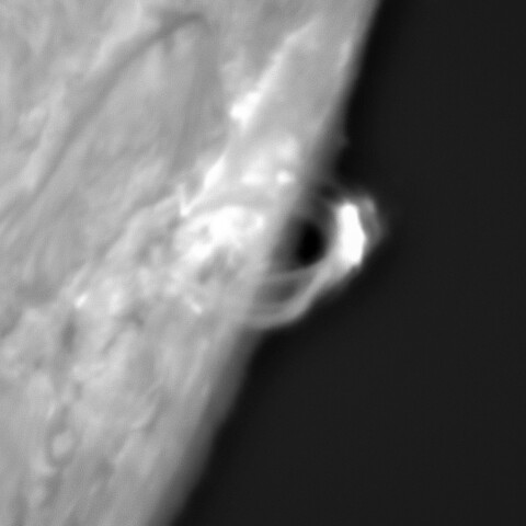 8月1日の太陽（ポストフレアループ 〷Ⅵ）