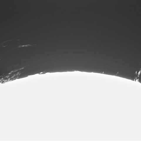 8月11日の太陽①（プロミネンス西縁）