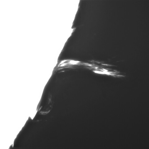 9月６日の太陽➀（3807 C5.8フレアに伴う噴出現象）