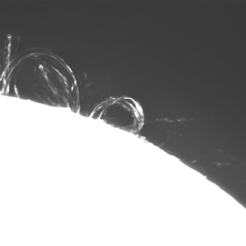 9月9日の太陽➀（ポストフレアループXXⅨ　3806）