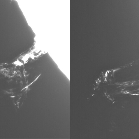 9月26日の太陽➀（プロミネンス噴出　南東縁）