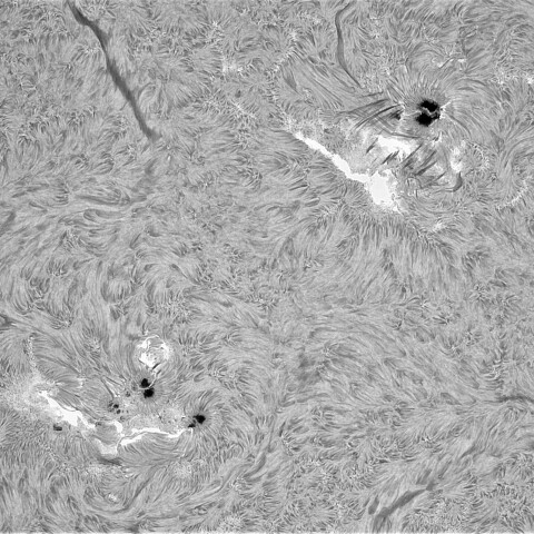 10月9日の太陽➀（3849，3850，3848ライトブリッジ）　