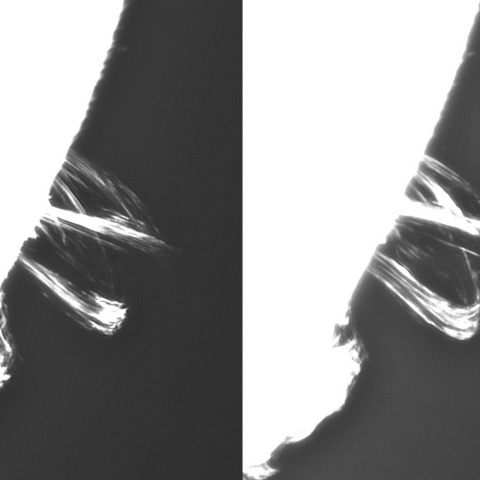 10月11日の太陽➀（ポストフレアループXXXⅢ　3842　時間変化）　