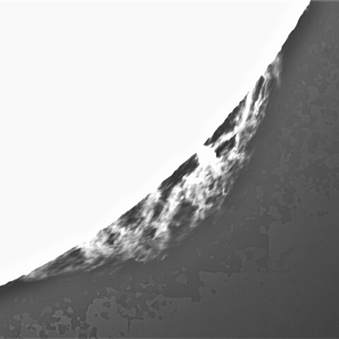 10月22日の太陽②（プロミネンス南西縁）　