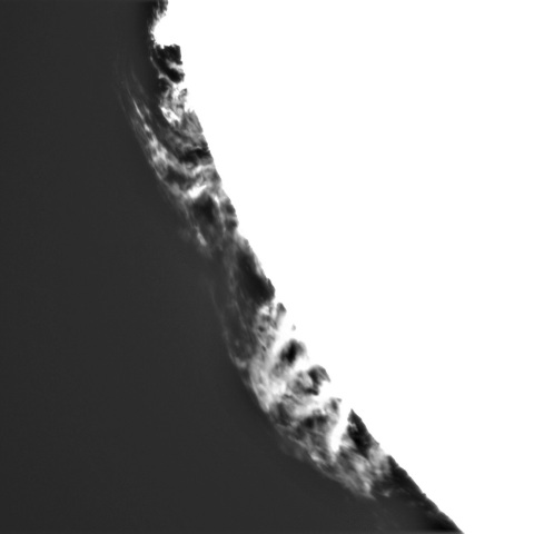 11月4日の太陽③（プロミネン　南東縁）　