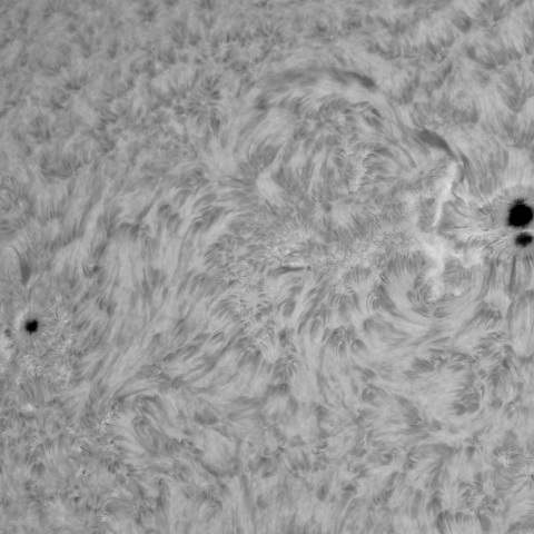 1月18日の太陽② （3965，3962，3959）