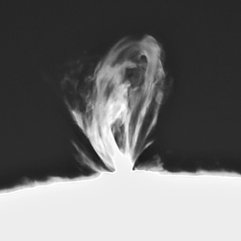 2月14日の太陽①（M1.2フレアに伴う噴出 南東縁 ）