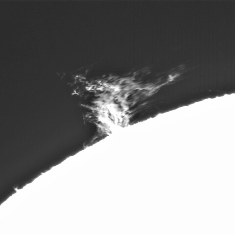 2月25日の太陽②（プロミネンス南東縁 ）