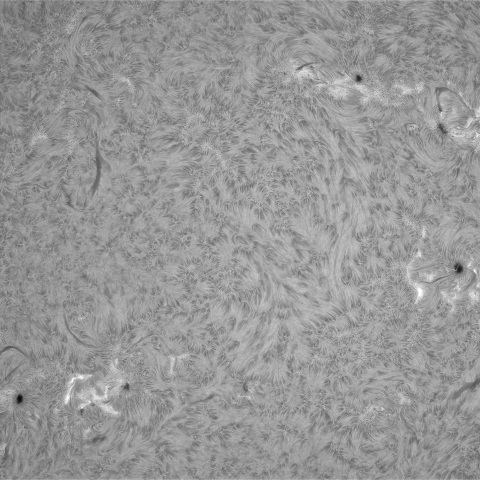 3月18日の太陽①（正面）