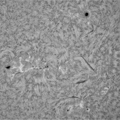 4月5日の太陽①（南西面）